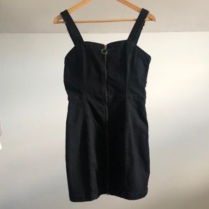 H&M Black Zip-up Dress